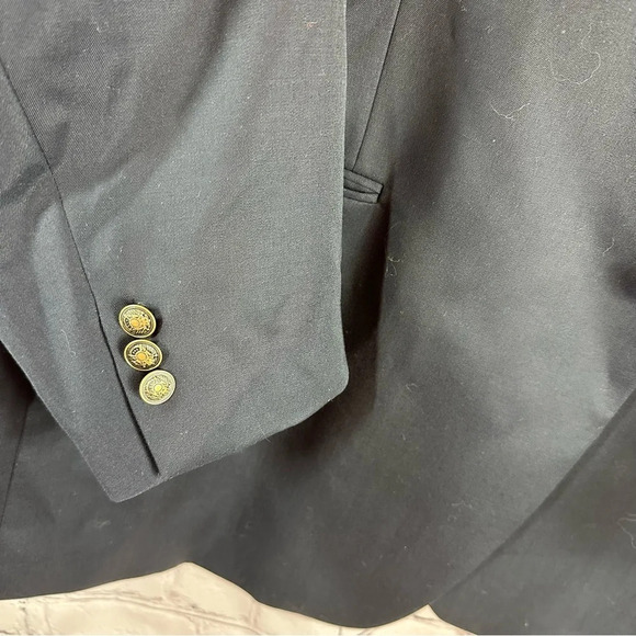 cianni cellini charles 2B navy wool blazer sports coat jacket sz 54R - Picture 2 of 7